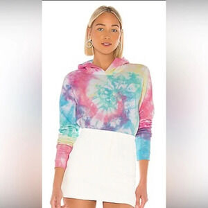 Dannijo Hailey Hoodie in Multi Tie Dye